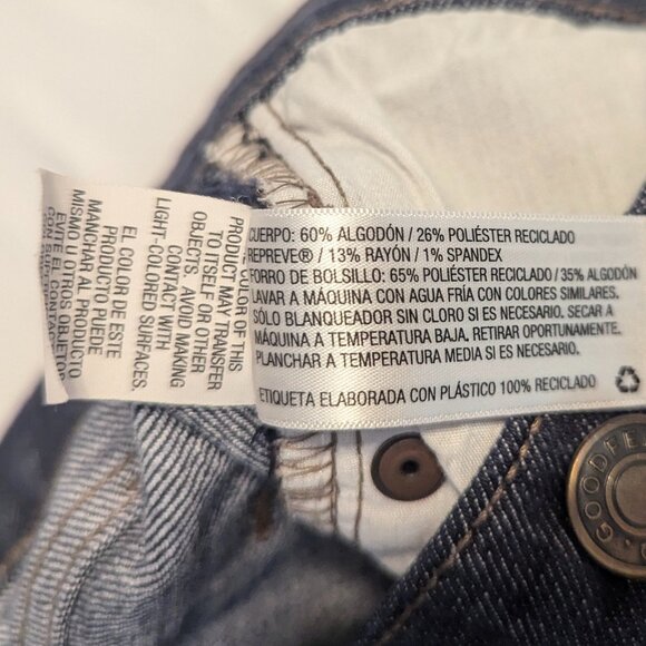 Goodfellow & Co. Dark Wash Skinny Jeans 32x30 - Picture 8 of 13